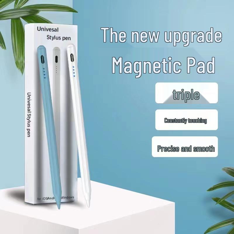 Емкостный стилус с магнитной зарядкой для телефонов Android, планшетов и обучающих устройств