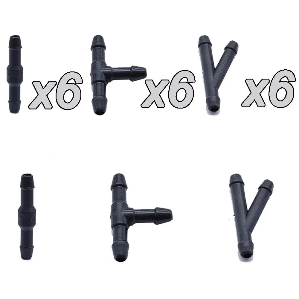 Соединительная трубка распылителя стеклоочистителя типа TYI, пластиковая насадка стеклоочистителя, соединитель шланга, автомобильные аксессуары