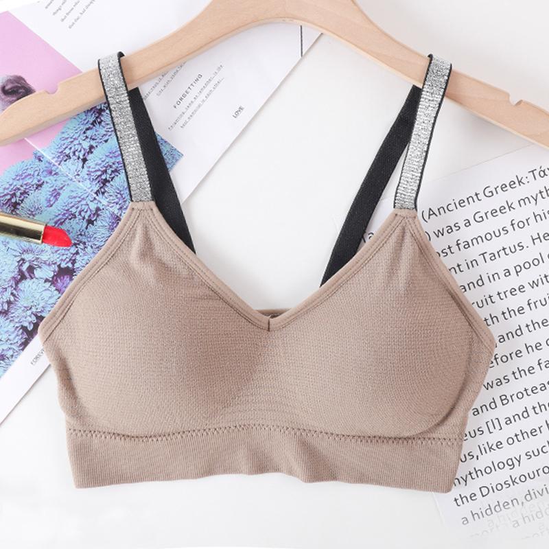 Women Sports Bras Crop Top Fitness Gym Running Sportswear Women's Underwear Push Up Brassiere Yoga Bra