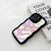 Wave Shape Phone Case For Vivo V23e Y35 Y02 IPhone Tecno Spark Realme C53 C55 Redmi Note 12 Note 11 Pro Samsung S23 Ultra A53 A52 Soft Silicone Cover