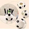 1 Cartoon Soccer Pen Holder, Multifunctional Office Desk Storage Rack, Suitable for Office Supplies, Portable