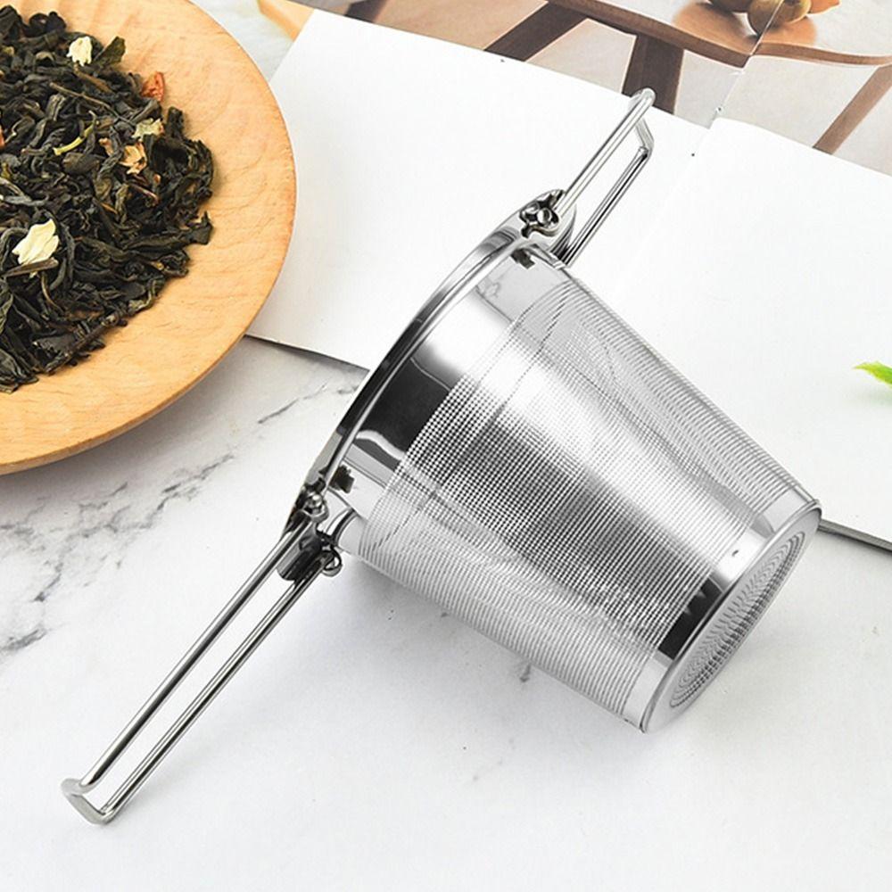 Infuser Reusable Fine Lid Stainless Steel Coffee Tea Strainer Filters Leaf Spice Filter Infuser