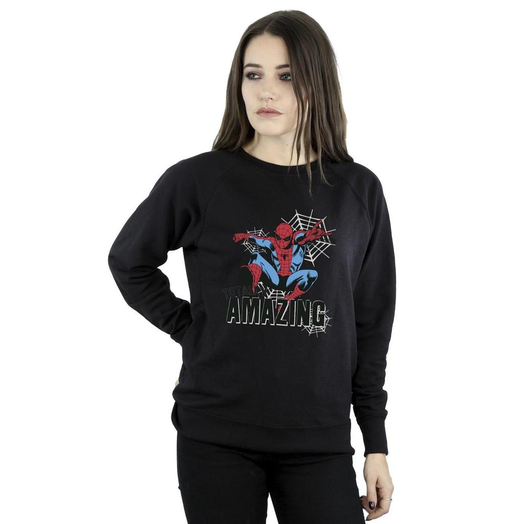 Marvel Womens/Ladies Spider-Man Amazing Sweatshirt
