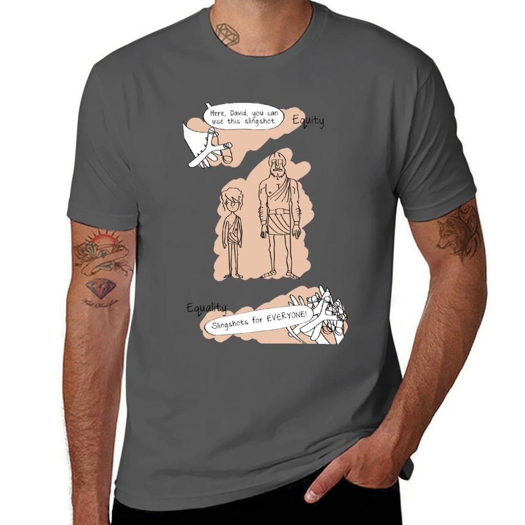 Equity Vs Equality Tshirt Summer Print Short Sleeve Tee