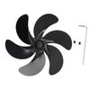 High Temperature Resistant Stove Fan Blades 6-Blades Fireplace Fan Replacement  Fireplace Burner