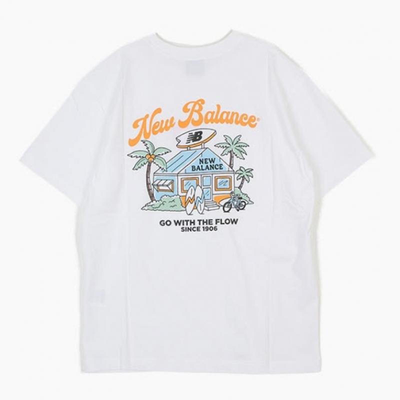 New Balance Uni Nb Board Shop Short Sleeve Tee Semi Overfit Nbnefco243 10 Short Sleeve Tee