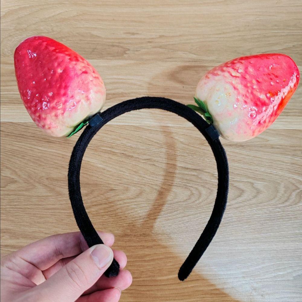Kawaii Fruits Headband Headwear Vegetable Hair Bands Personality Simulated Food Hair Hoop Children