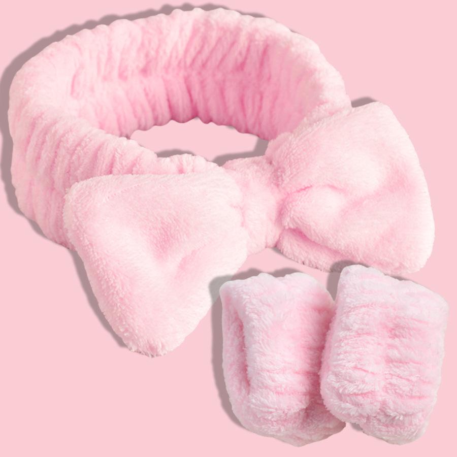 Мягкая повязка на голову с бантом, туалетная резинка, многоцветная, матовая, с матовым покрытием, большая заколка, высокоэластичная резинка для волос, набор из 16 штук