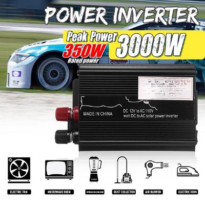 DC 12V/24 в AC 110v/220V 12V 3000W синусоидальный солнечный инвертор пиковая мощность трансформатор преобразователь напряжения