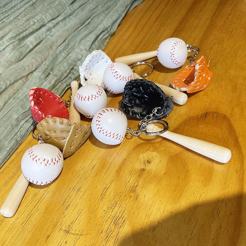 1PC Baseball Key Chains Bag Pendant, Key Rings Decorations