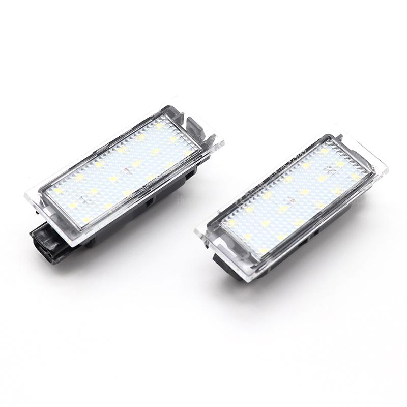 2 шт. подсветка номерного знака для Renault Megane 3 Clio Laguna 2 Megane 3 Twingo Master Vel Satis светодиодная лампа