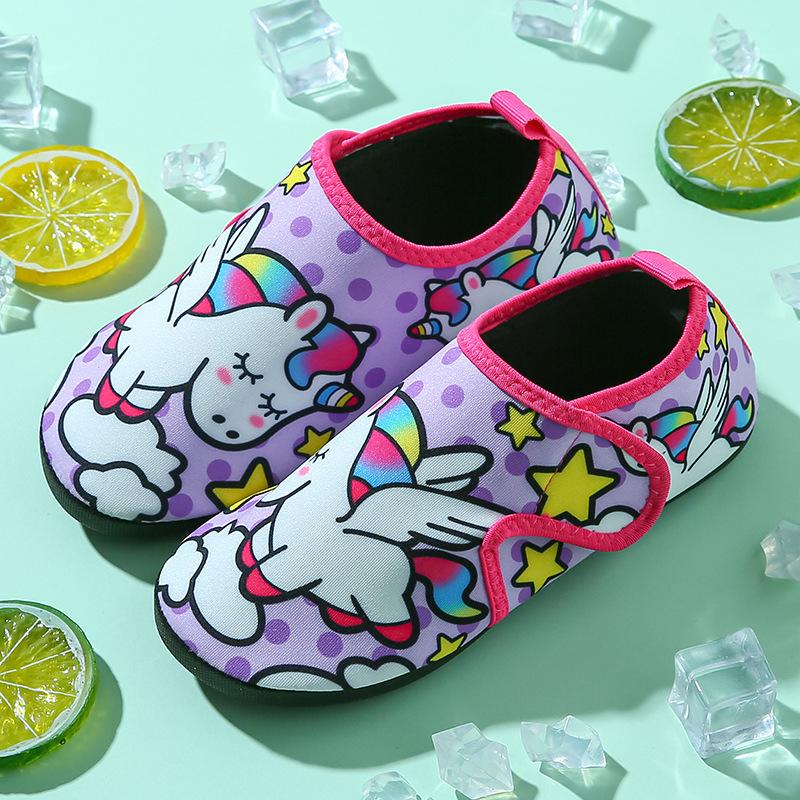 Детская пляжная обувь для дайвинга, снорклинга, плавания, для ходьбы по реке, с нескользящей подошвой, приморская обувь-носки для кожи, носки, обувь для аквапарка