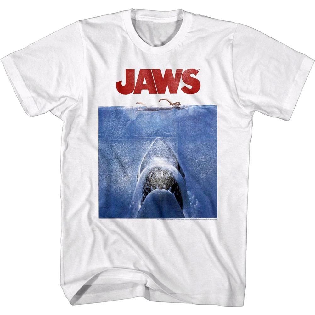Jaws Deep Blue Poster Men's T Shirt