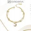 Bracelet S925 Moon Stars Plated Cosmos Zirconia Crystal