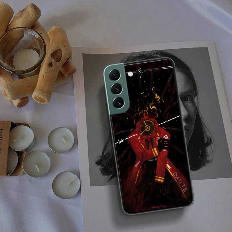 Игровой чехол для телефона L-Limbus Company для Samsung Galaxy S22 S25 Ultra S21 S10 Plus S26 Edge S20 S23 S24 FE Мягкий силиконовый T