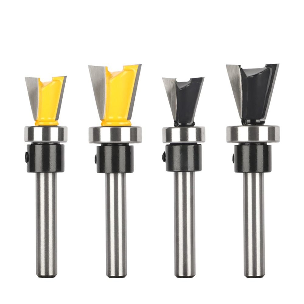 1/4 Inch Shank Flush Trim Bits Tungsten Carbide Dovetail Joint Router Bits Cut Router Bit