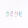 Heart-Shaped Macaron Colored Paper Clips - Creative Stationery Clips for Office Documents and Organization