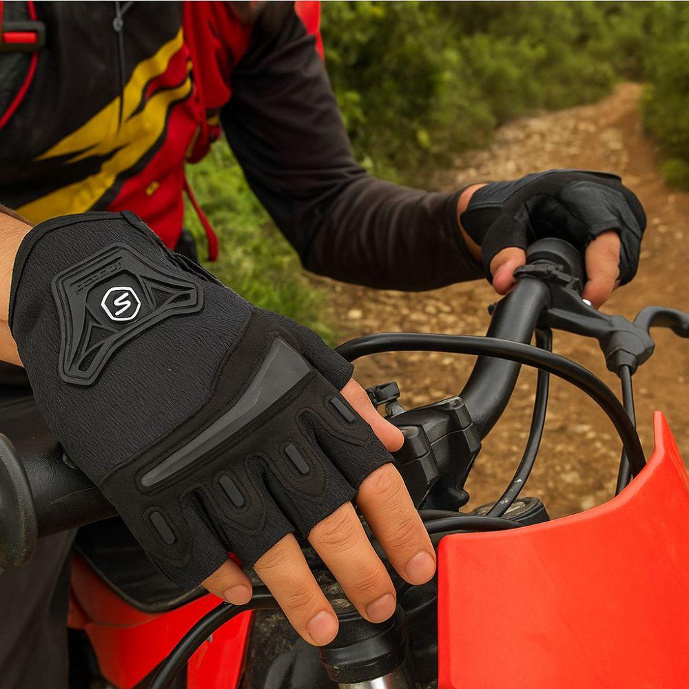 Breathable Motorcycle Gloves Anti Slip Outdoor Sports Gloves Cycling Gloves Outdoor Fitness
