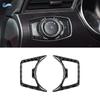 Для Ford Mustang 2015 2016 2017 2 шт. углеродное волокно салона автомобиля кнопка переключения фар декоративная наклейка