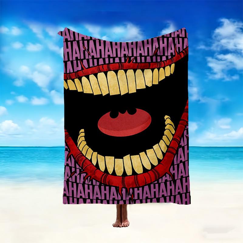 1pc Cozy Print Blanket, JOKER Blanket Appropriate for Home Picnic and Travel Adventures