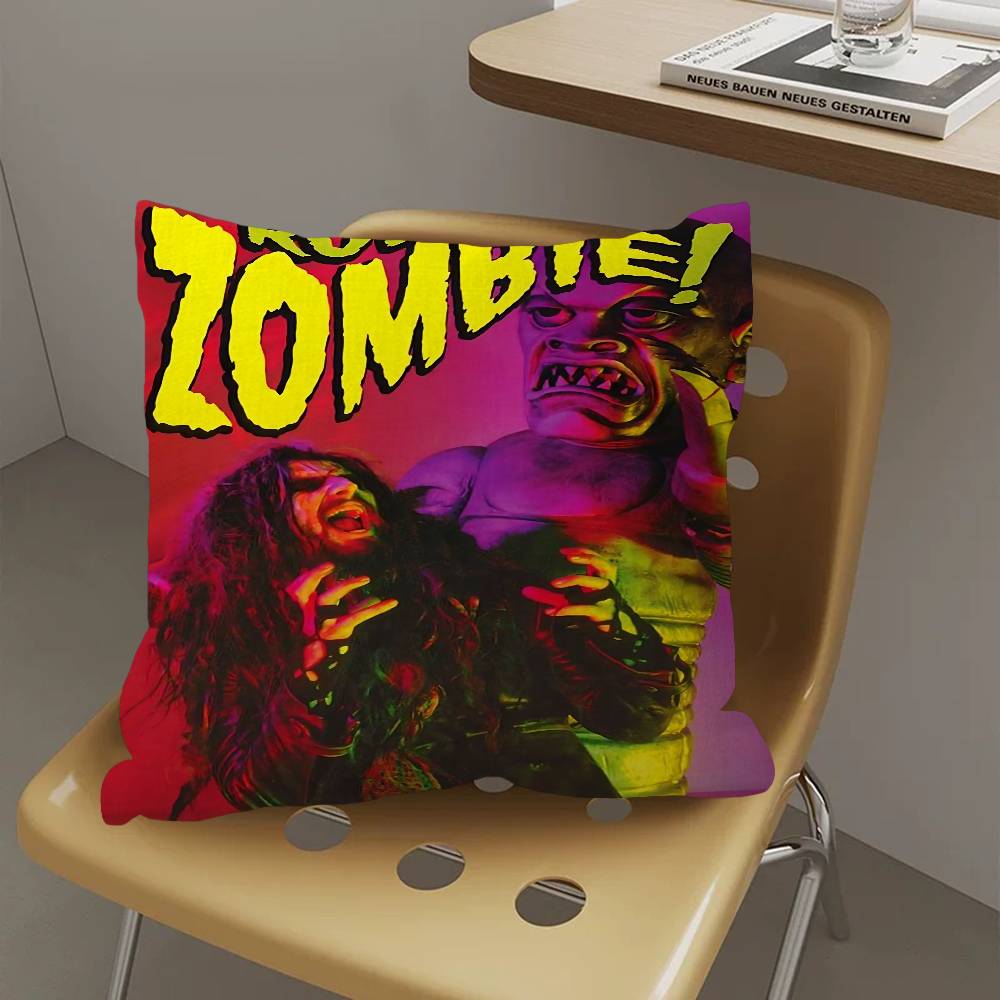 Rob Zombie Personalized Pillow Cover Kids Bedroom Wild Party Decor Pillowcase kid Birthday shower Gift
