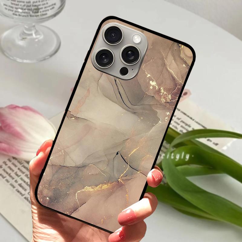 Popular Patterns For iPhone 15 Plus Case On iPhone15 Soft Silicone TPU Phone Cover For iPhone 15 Pro Max Protector Coque Funda