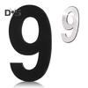 House Door Number Punch Free Self-adhesive Rustproof Corrosion Resistant Easy Installation Garden Door Address Number