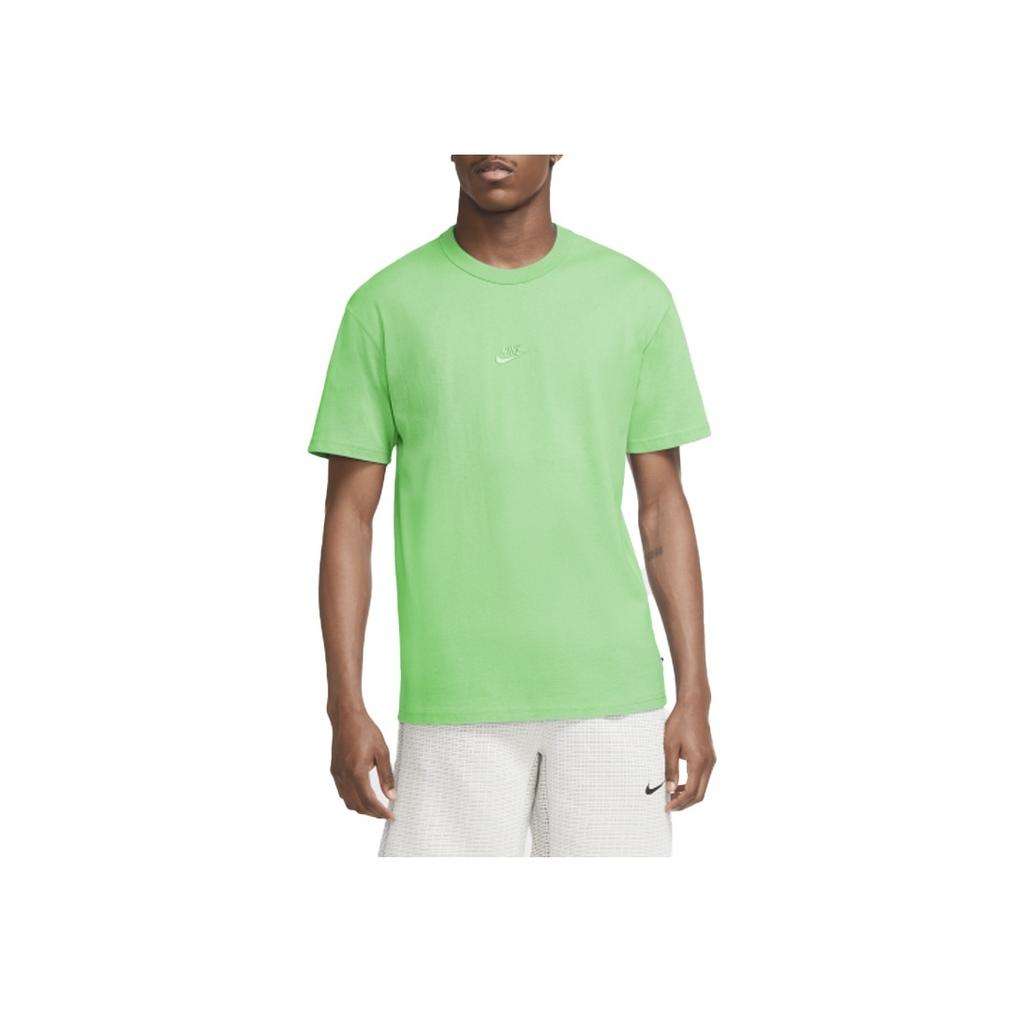 Nike Мужская футболка с коротким рукавом с вышитым логотипом, зеленая DB3194-390