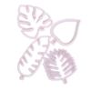 4Pc/Set Tropical Leaf Fondant Cake Mold Embossed Candy Biscuits Cookie Cutter