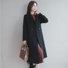 Women's Mid-Length Korean Style Loose Woolen Coat, Large Size, for Spring and Autumn