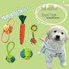 Durable Cotton Rope & Frisbee Toy Set for Small To Medium Dogs