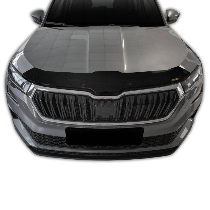 SCOUTT | Bra Capot Déflecteur Protection Pour Skoda Karoq Depuis 2021 Facelift, Aérodynamique, Assemblage Facile