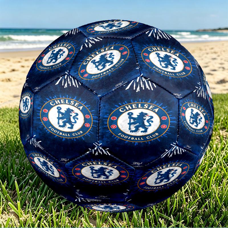 Футбольный мяч Chelsea F.C. Размер 5, из износостойкого ПУ, для матчей, тренировок и ежедневной практики, Подарок на день рождения для любителей футбола