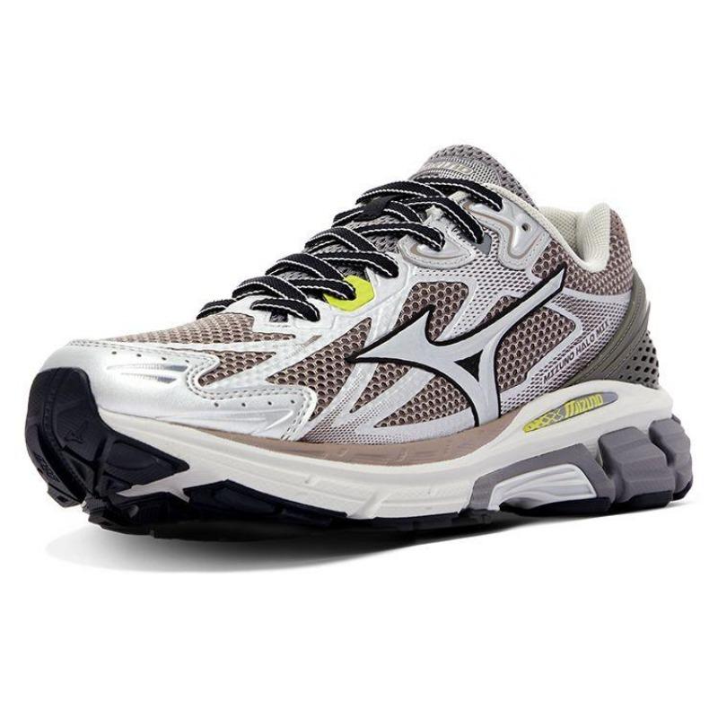 Mizuno Halo Mix Унисекс Низкие Дышащие Беговые Кроссовки Метеоритный Серый D1GH240803