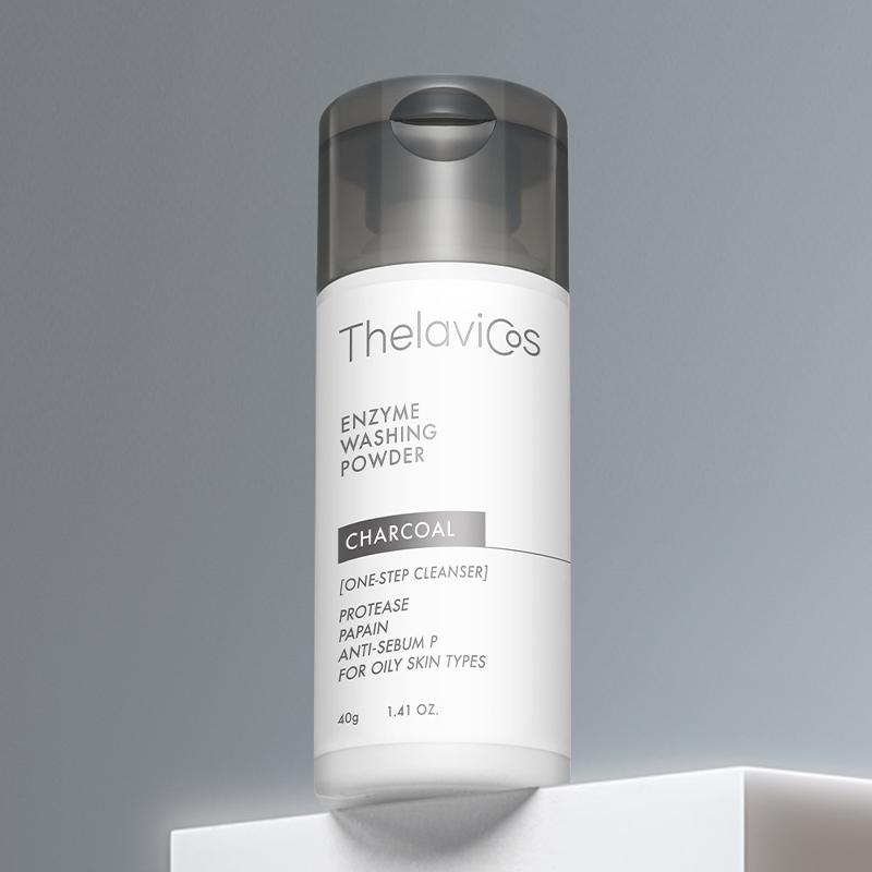 Thelavicos Порошок для стирки с древесным углем и энзимами 40 г