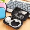 Mini Carrying Pouch Earphone Accessory Portable Sundries Travel Storage Bag Charging Case For Earphone Package Zipper Bag
