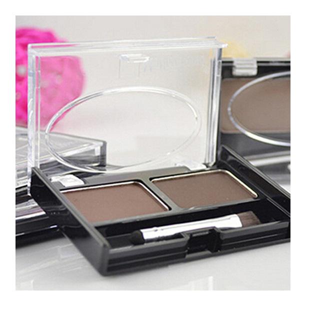 Тени для век и бровей с кисточкой, набор