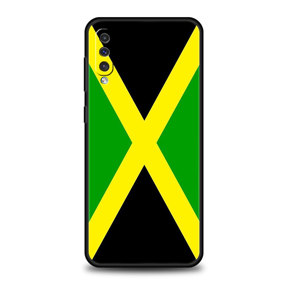 Чехол с флагом Ямайки для Samsung A56 A36 A26 A24 A16 A14 A12 A32 A50 A70 A22 A30 A40 A34 A54 A42 A52 A04s A06 5G
