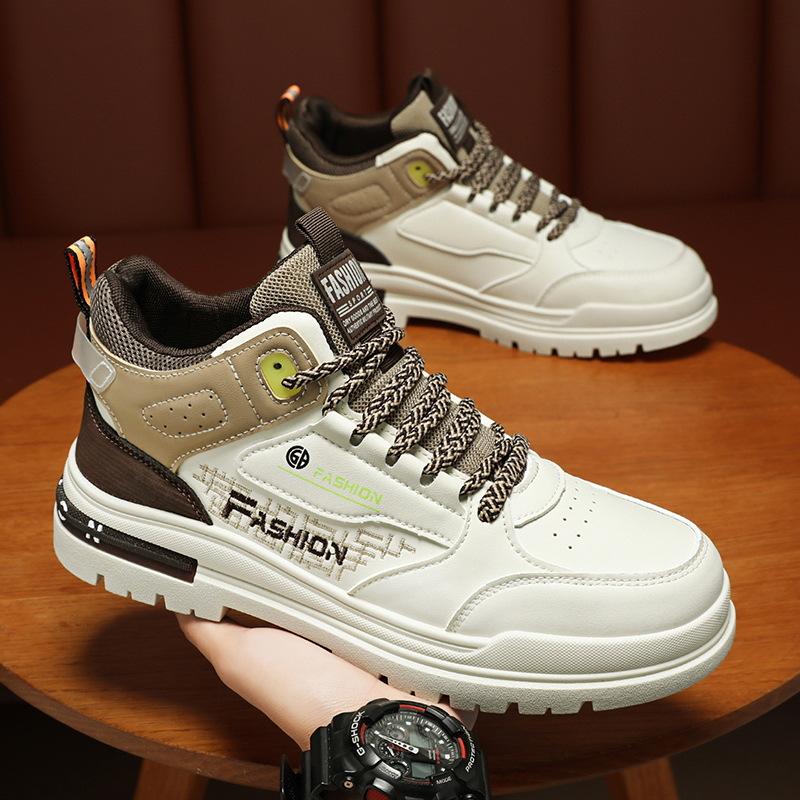 Мужские высокие ботильоны 2024 Новые мужские удобные кроссовки для бега с воздушной подушкой Дизайнерские роскошные челси Защитная рабочая обувь Боты