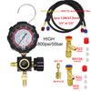 R410A Recharge Kit AC Charging Hose R134A R22 Manifold Gauge Hose Kit for Air Condition Refrigeration Charging R410A Adapter