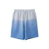 Li Ning Sports Basketball Series Logo Embroidered Loose Gradient Drawstring Shorts Men Shorts Blue AKSR723-2