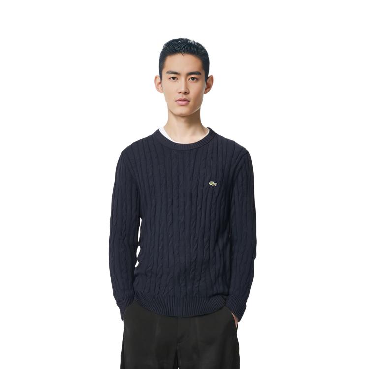 LACOSTE Sweater Men's Navy Blue AH8566