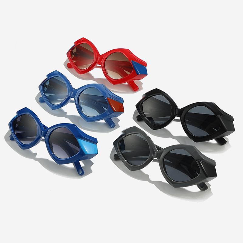 Durable High Quality High End Designer Style Retro Trendy Edgy Punk Oversized Female For Both Male Sun Glasses