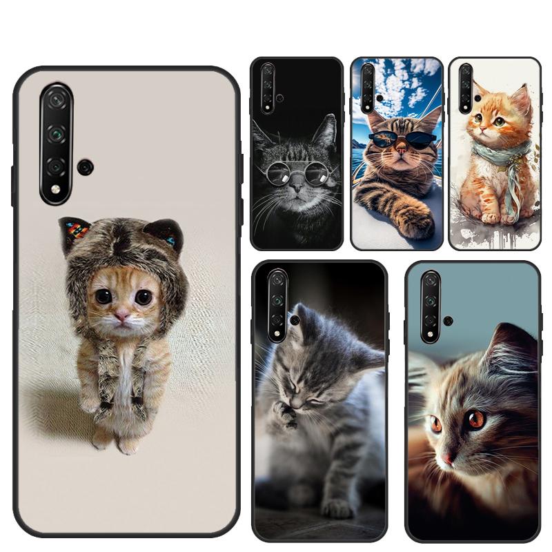 Китти Кошки Милые Для Huawei Nova Y70 Y90 Y60 Y61 Y91 Y72 9 10 SE 12i 12s 11i 5T P60 Pro P20 P30 P40 Lite Чехол