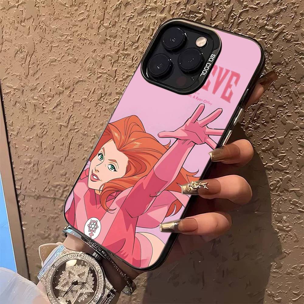 Непобедимый Супергерой Аниме Чехол Для Телефона Для IPhone 17 16 15 14 13 Pro 12 11 Pro Max PLUS Цветная Задняя Крышка