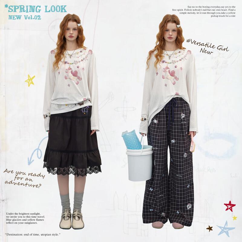 UNIFREE Dreamy Unicorn Print T-shirt