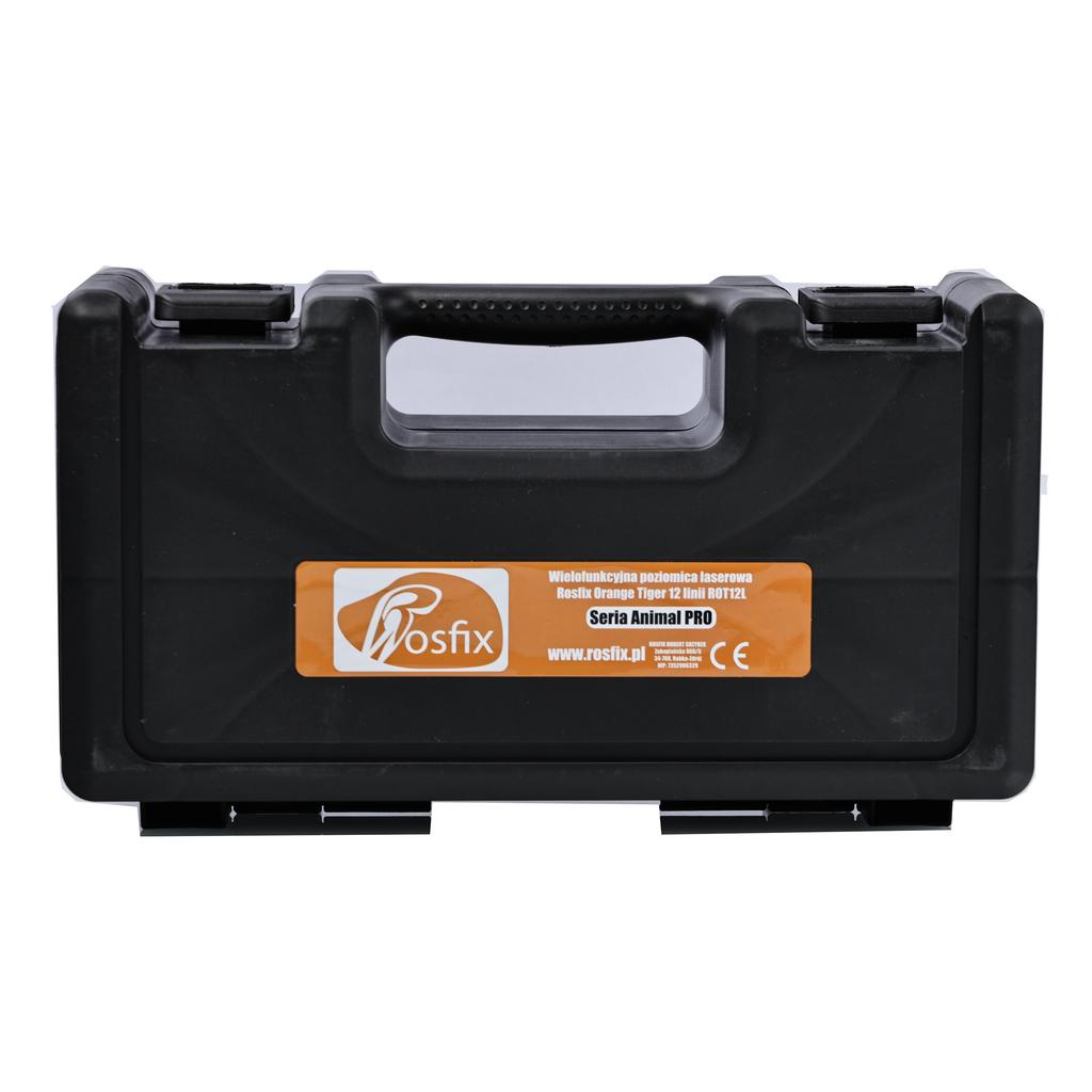 Rosfix Orange Tiger 12-line laser level ROT12L in a case with a set