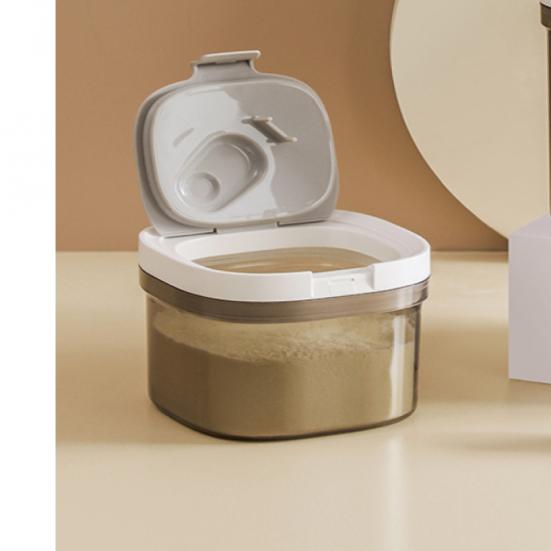 Герметичный контейнер для хранения сухого молока, бесплатный скребок, ложка, многоразовая герметичная коробка для еды