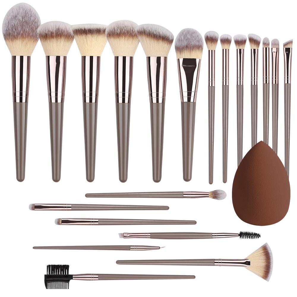 3-20Pcs Makeup Brush Set Professional Cosmetic Blush Highlighter Foundation Powder Concealer Eyeshadow Kit Beauty Make Up Tools