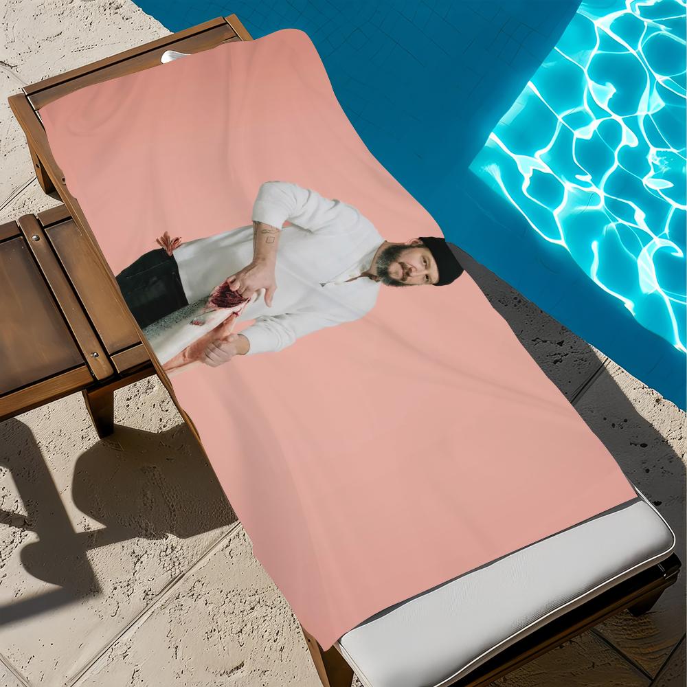 Полотенце Bon Beach Ванное Быстросохнущее Песочное, Легкое Портативное Сауна Кемпинг Бассейн Fable Iver Путешествия